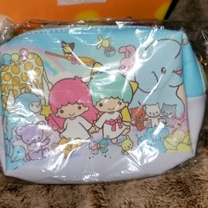 Little Twin Stars Sanrio makeup bag brand new zipper pencil case pouch